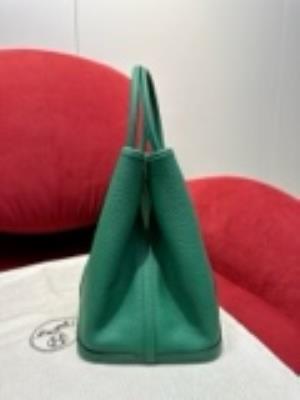 wholesale quality hermes garden party 36 clemence u4 vert vertigo phw